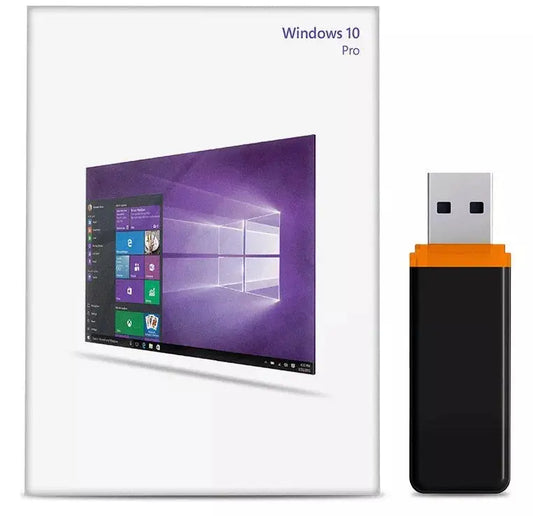 Windows 10 Pro Key + USB-Stick – Bootfähig für 64 Bit